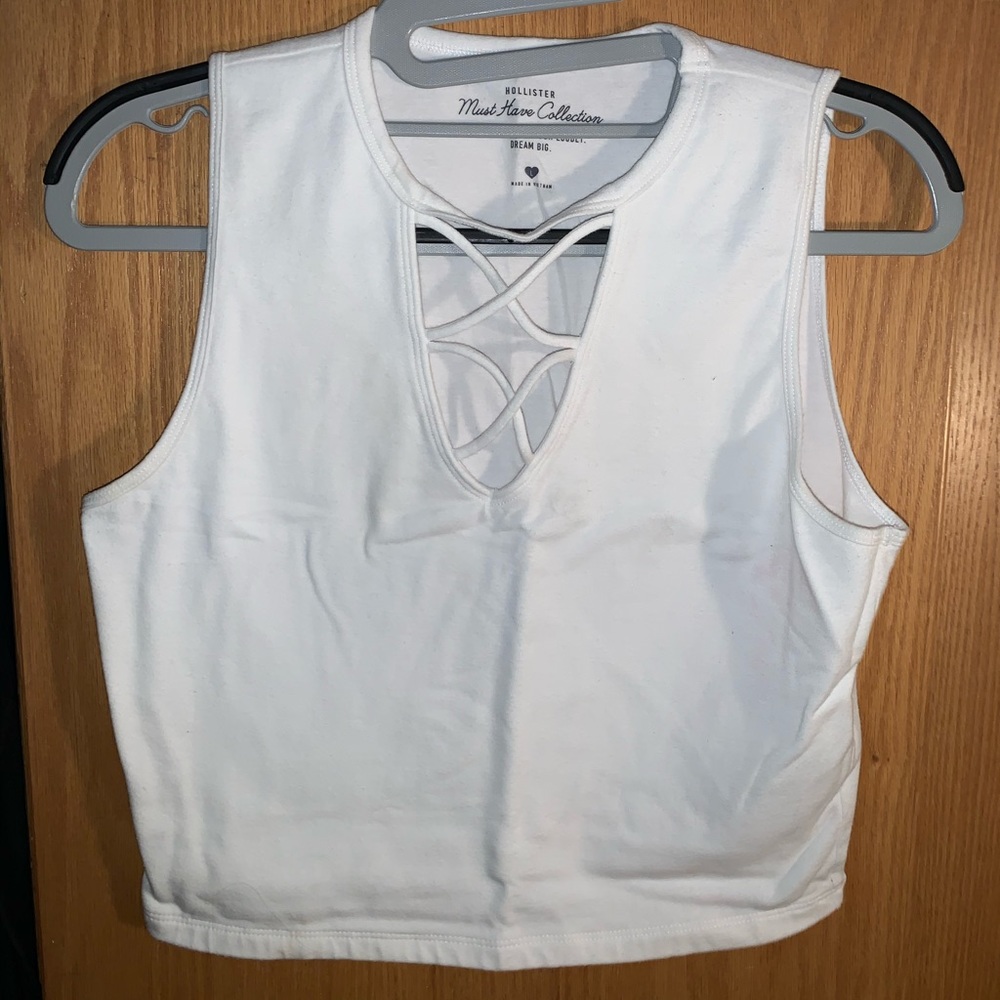 White tank top